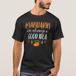 Camiseta Sumo Fresco de Fruta de Árvore em Laranja-mandarin