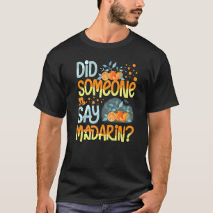 Camiseta Sumo Fresco de Fruta de Árvore em Laranja-mandarin