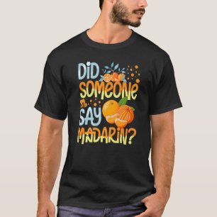 Camiseta Sumo Fresco de Fruta de Árvore em Laranja-mandarin
