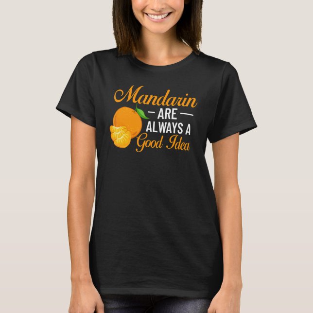 Camiseta Sumo Fresco de Fruta de Árvore em Laranja-mandarin (Frente)
