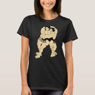 Camiseta Sumo Luta Vintage Sumo Wrestler Sumo Pr