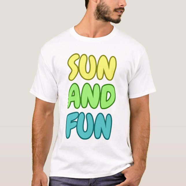 Camiseta Sun And Fun (Frente)