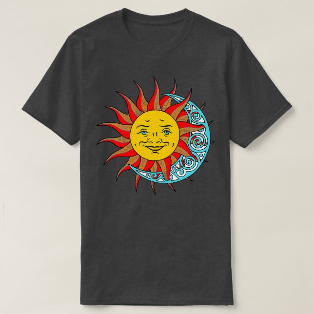 Camiseta Sun and Moon Alchemical Marriage 3 (Frente do Design)