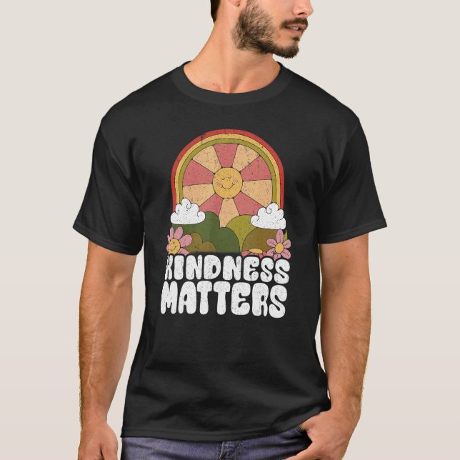 Camiseta Sun Anti Bullying Rainbow Kindness Matters Sped Te (Frente)