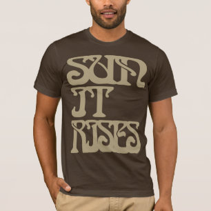 Camiseta Sun aumenta t-shirt de Brown