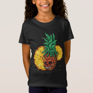 Camiseta Sun Beach 2022 Skeleton Pineapple Fruta Tropical S