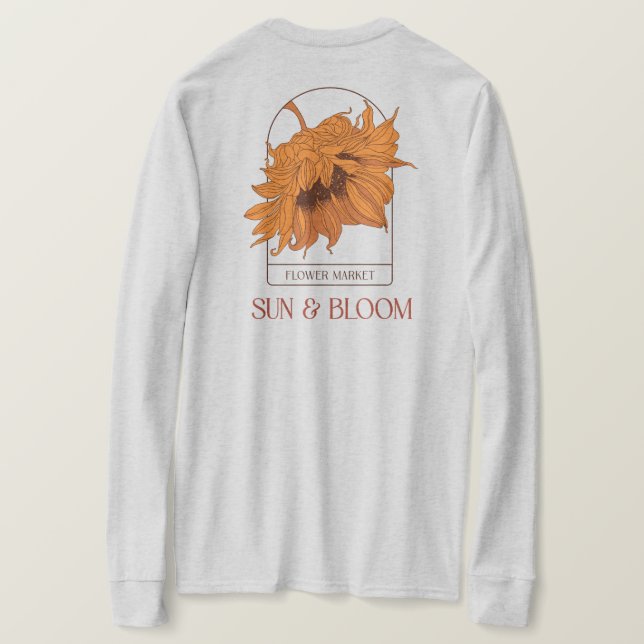 Camiseta Sun & Bloom (Verso do Design)