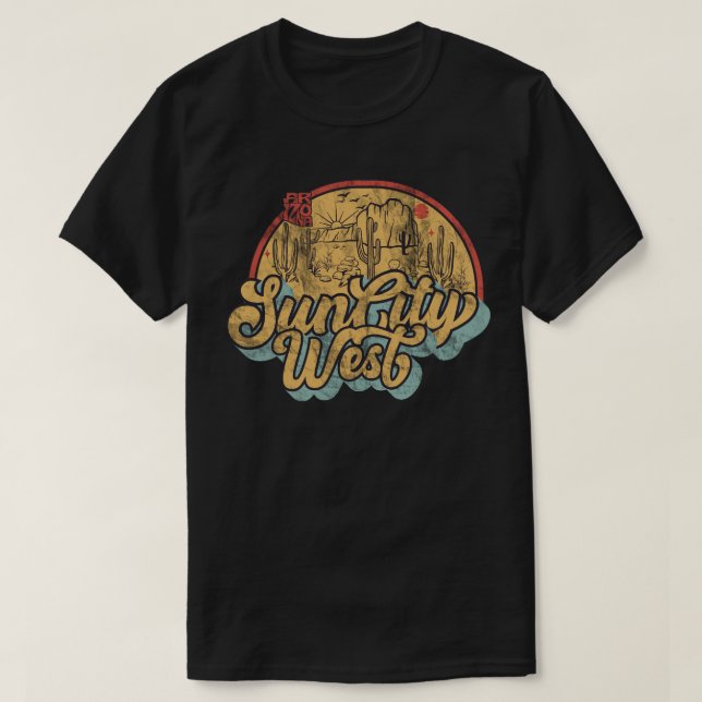 Camiseta Sun City West, Arizona (Frente do Design)