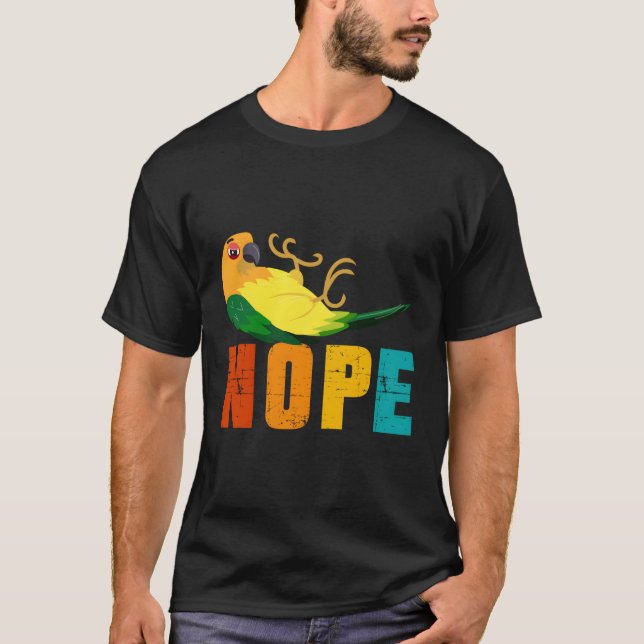 Camiseta Sun Conure O Sol Parrot Conure A Mãe Pai Sun Conur (Frente)