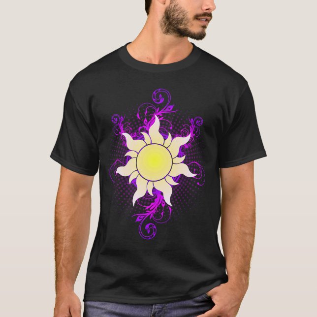 Camiseta Sun Corona Flower Fairytale Storybook Fantasy King (Frente)