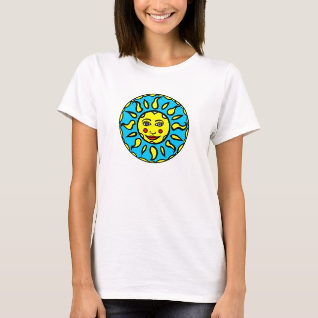 Camiseta Sun de sorriso (Frente)