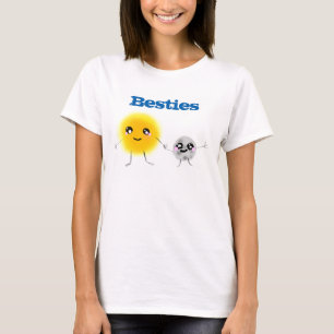 Camiseta Sun e lua Besties