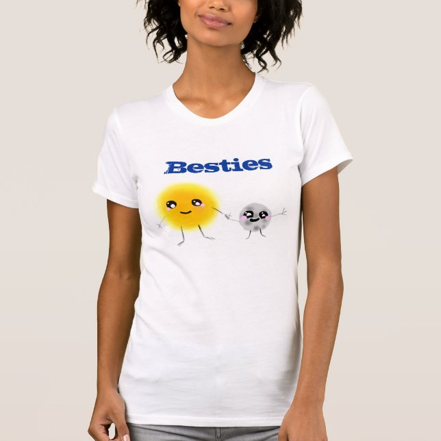 Camiseta Sun e lua Besties (Frente)