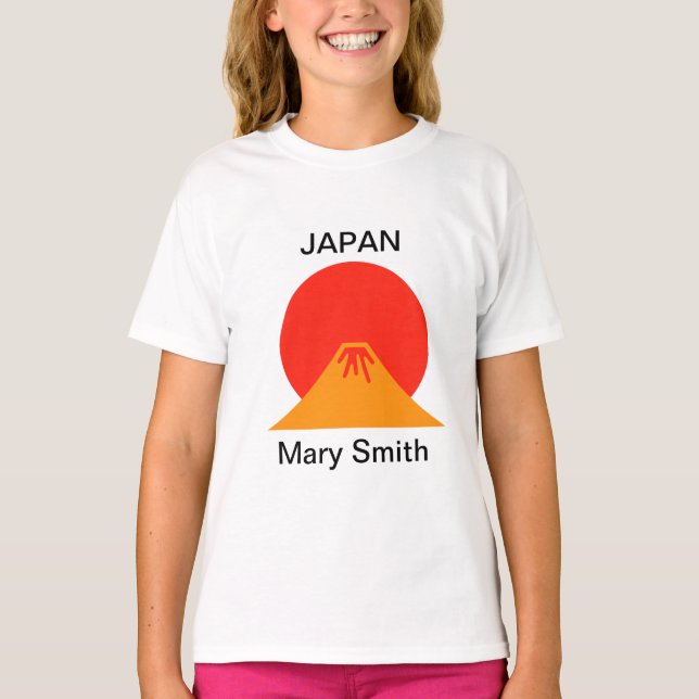 Camiseta Sun e Monte Fuji (Frente)