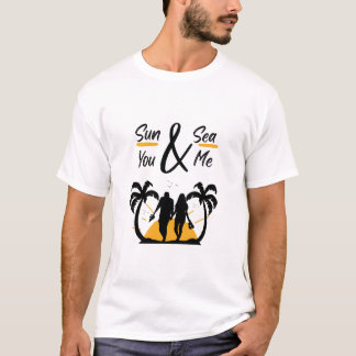 Camiseta Sun E Sea Você & Me Summer Design