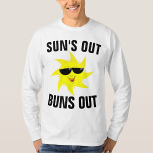 Camiseta SUN ESTÁ FORA DE T-Shirts DE Verão