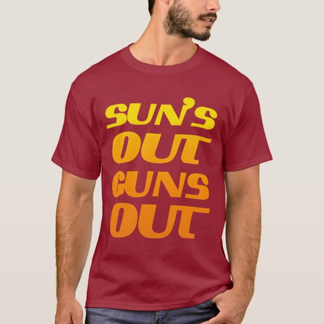 CAMISETA SUN ESTÁ FORA MALHAÇÃO E GYM (Frente)