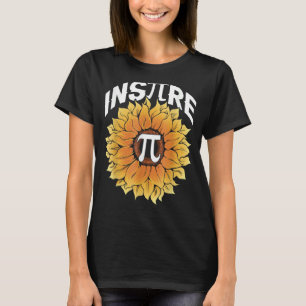 Camiseta Sun flower Pi Day Legal Matemática Símbolos Profes