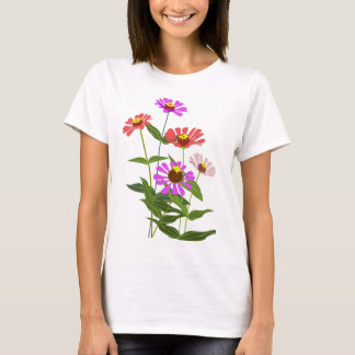 Camiseta Sun Flowers & Brid Classic T-Shirts de mulheres