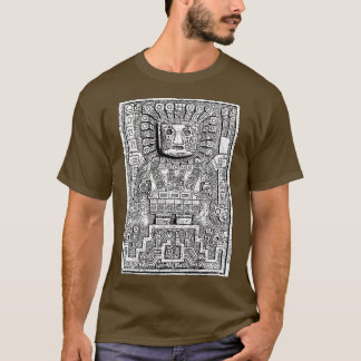 Camiseta Sun gate Sun Deus Viracocha Pre Columbian