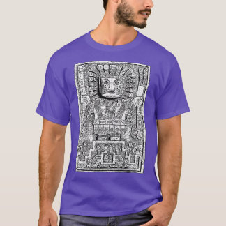 Camiseta Sun gate Sun Deus Viracocha Pre Columbian 1