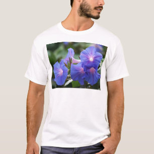 Camiseta Sun iluminou corriolas do azul e da lavanda