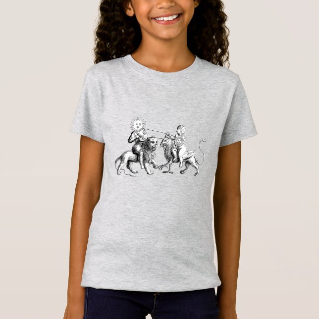 Camiseta Sun Jousting com a Lua (Frente)