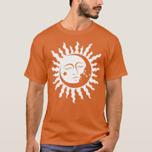 Camiseta Sun Moon Alchemy Astrology Witchy Gótica Design 1
