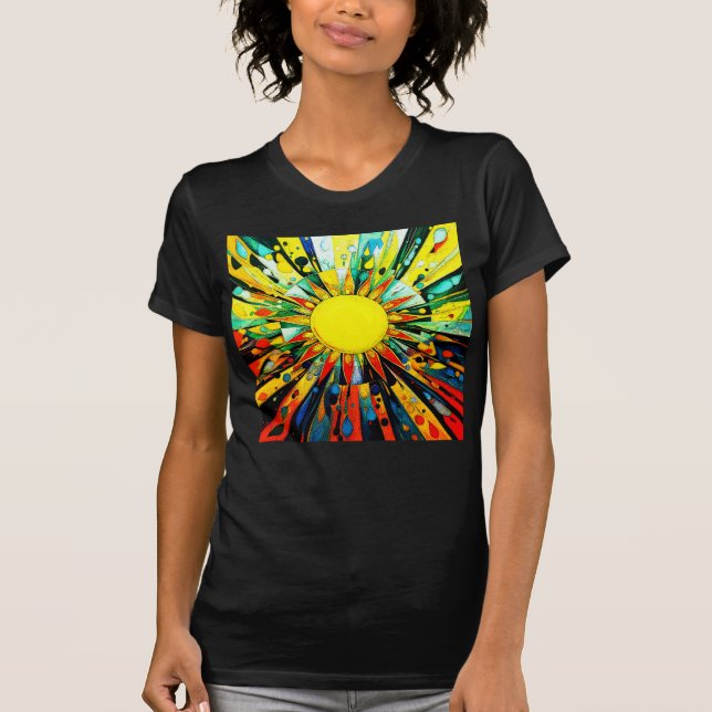 Camiseta Sun na Abstrato 910 (Frente)