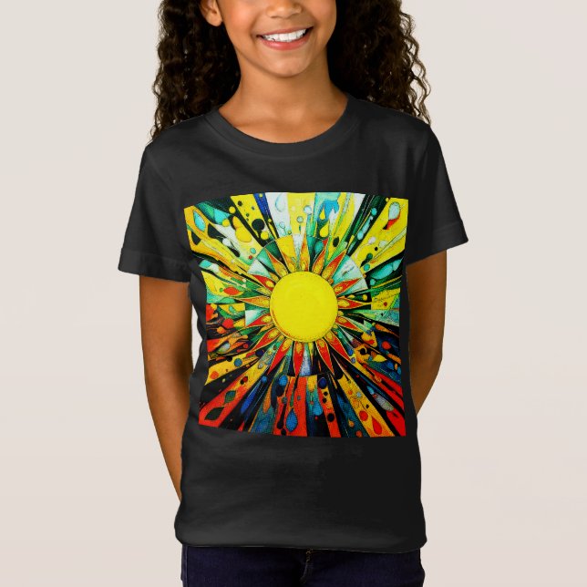 Camiseta Sun na Abstrato 910 (Frente)