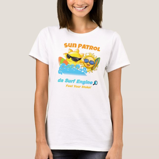 Camiseta Sun Patrol Surfing T Shirt (Frente)