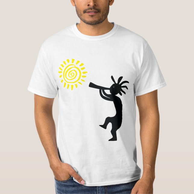 Camiseta Sun Petroglicphs Kokopelli T-Shirt (Frente)