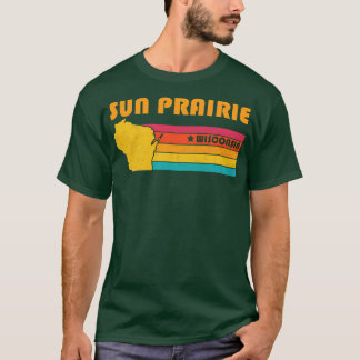 Camiseta Sun Prairie Wisconsin Vintage angustiou Souvenir