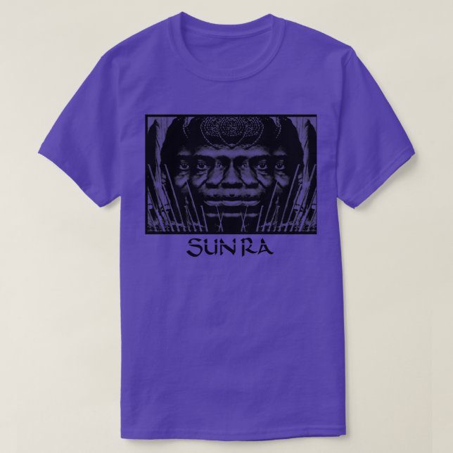 Camiseta Sun Ra jazz (Frente do Design)