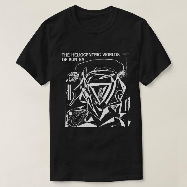 Camiseta Sun Ra Jazz Vintage Ilustrada (Frente do Design)