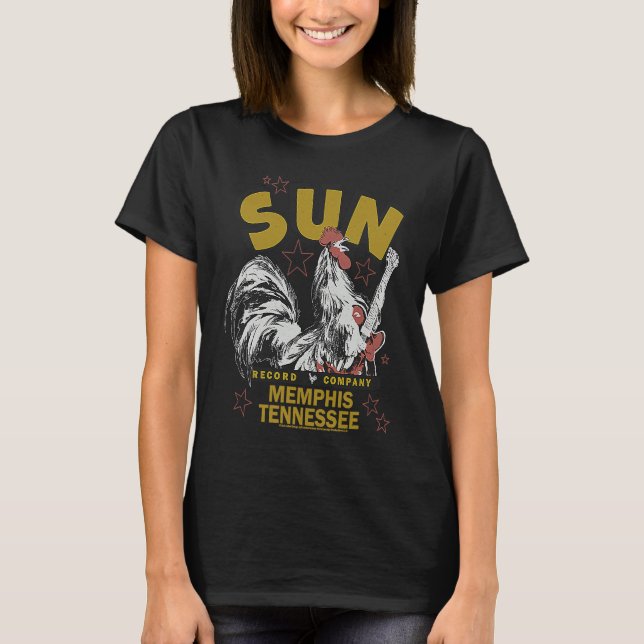 Camiseta Sun Records Rockabilly Rooster (Frente)