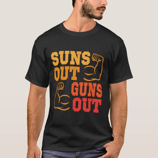 Camiseta Sun Sai Desaparece Musculares Arrefecendo Pesos (Frente)