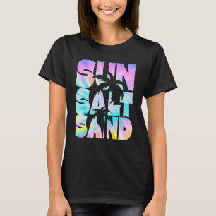 Camiseta Sun Salt Sand Summer Beach Vacing Palm Bea