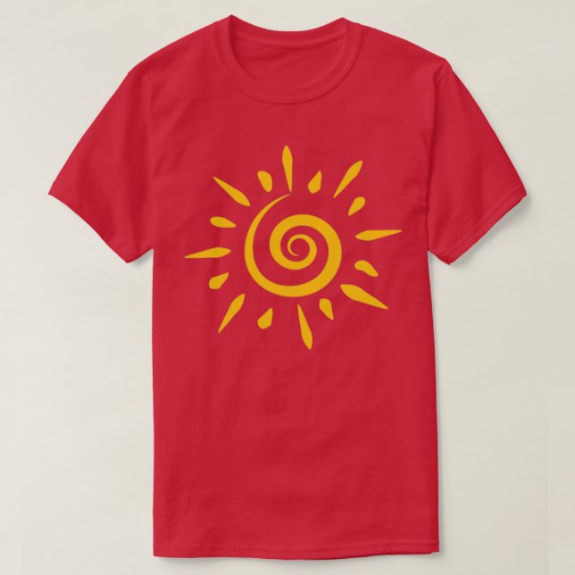 Camiseta Sun Spiral (Frente do Design)