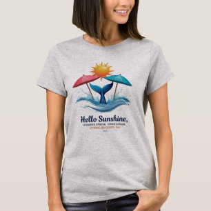 Camiseta Sun, Splash & Vitamin Sea" Camisa-T feminina