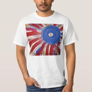 Camiseta "Sun star spangled" por doces molha o artista do