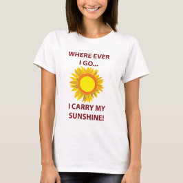 Camiseta Sun Sunflower Sunshine Sun