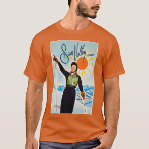 Camiseta Sun Valley Idaho Viagens vintage Ski
