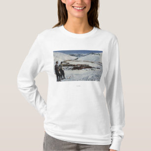 Camiseta Sun Valley, identificação - cena do inverno de S