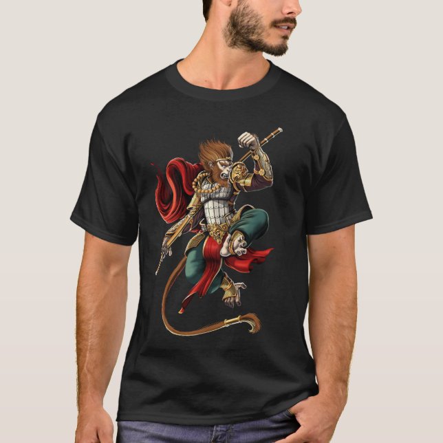 Camiseta Sun Wukong China Monkey King (Frente)
