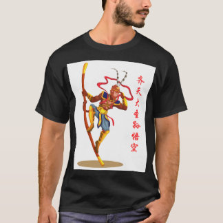 Camiseta Sun Wukong com Funcionarios de Ouro