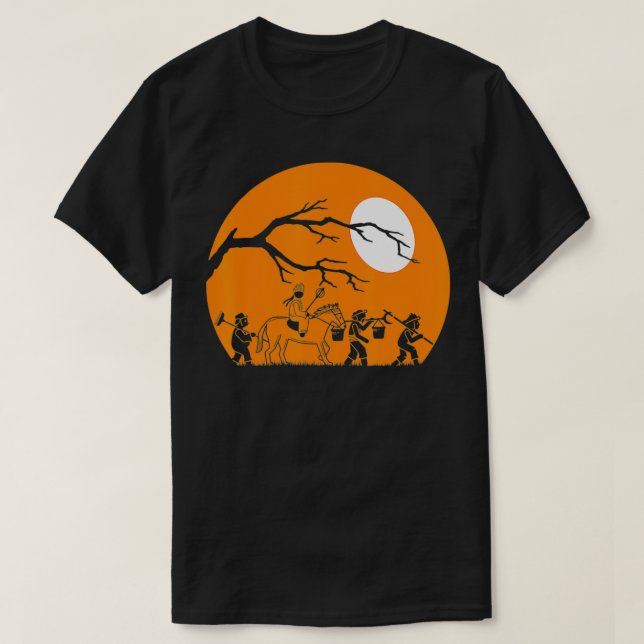 Camiseta Sun Wukong Monkey King Trick Ou Trate Hallow Engra (Frente do Design)