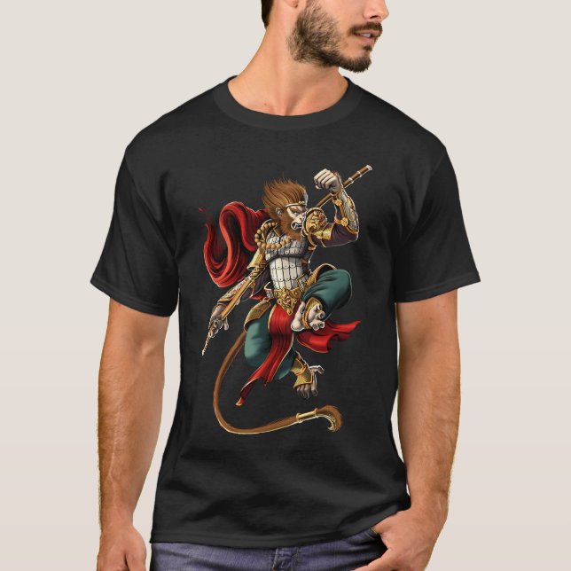 Camiseta Sun Wukong Rei Macaco Chinês (Frente)