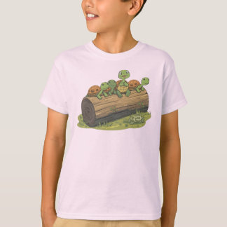 Camiseta Sunbathing Turtle Crew – Log Life Tee