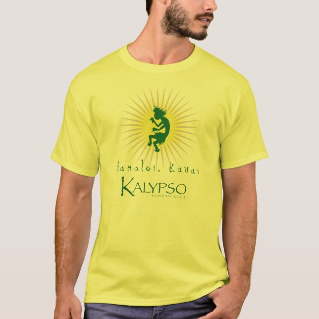 Camiseta Sunburst amarelo de Kalypso Kane (Frente)